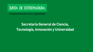 Secretaría General de Ciencia, Tecnología, Innovación y Universidad