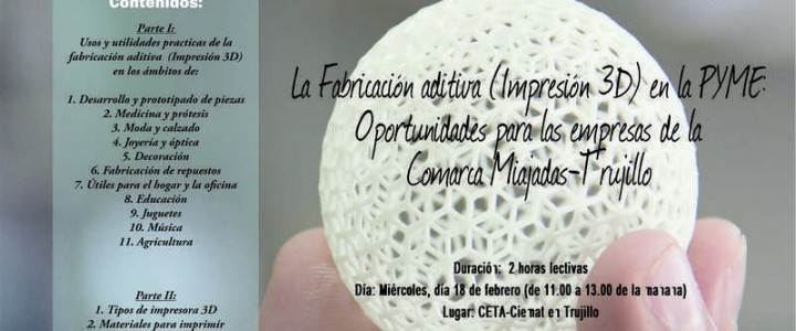CETA-Ciemat acoge taller formativo sobre usos y prácticas de la impresión en 3D